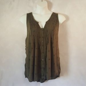 Torrid Owl Button Front Tank